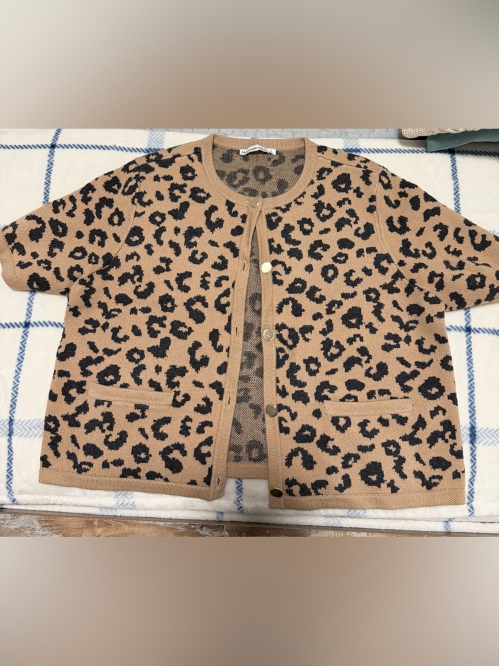 Abercrombie & Fitch Leopard-Print Cardigan
